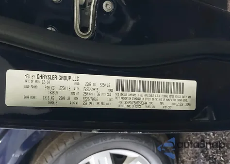 2011 Dodge Journey Express из США, поврежденный, VIN 3D4PG4FB0BT503644